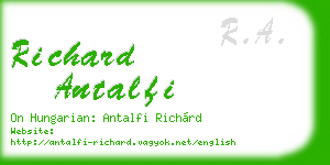 richard antalfi business card