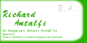 richard antalfi business card